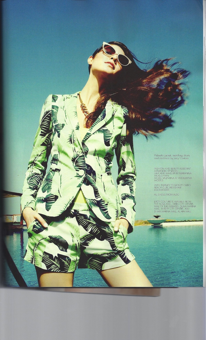Female model photo shoot of Valentina Dimitrova in Editorial in Dubai