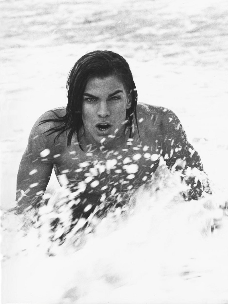 Male model photo shoot of Peter D Brown in Atlantic ocean