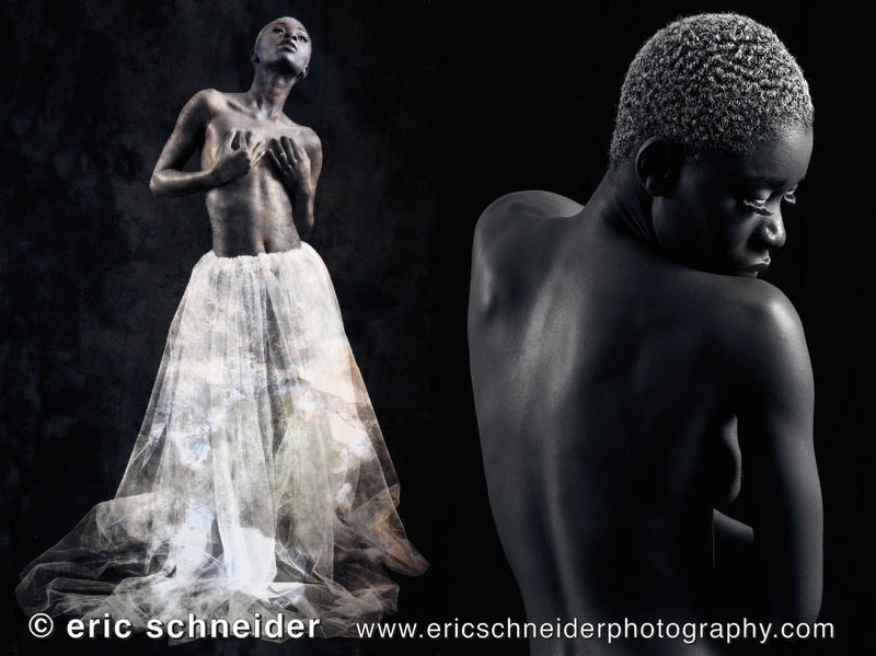 Female model photo shoot of Armande Meyo by Eric S Schneider