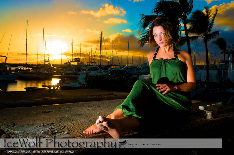 Female model photo shoot of Gina Martino by Alex Weisman in Keehi, Oahu