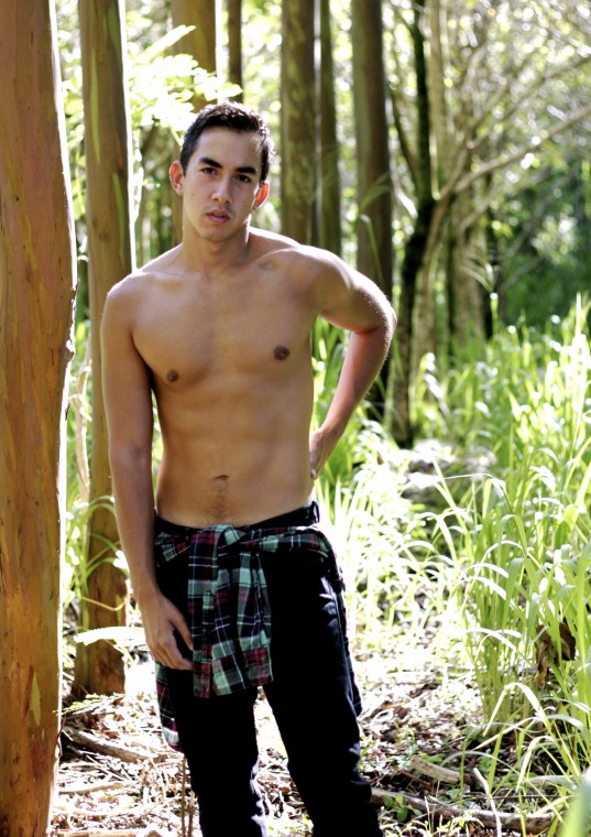 Male model photo shoot of Trevor Roderick in Kauai