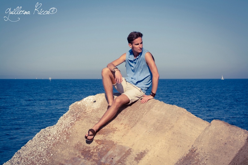 Male model photo shoot of Oleg Sky in Barcelona