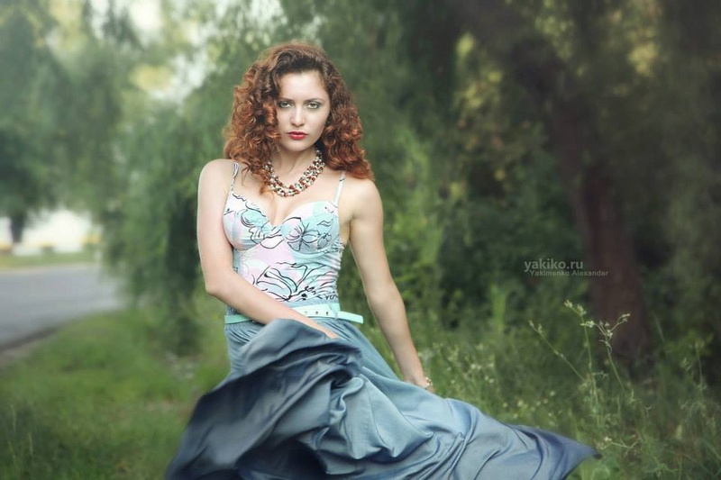 Female model photo shoot of Xana Ran in Moldavia