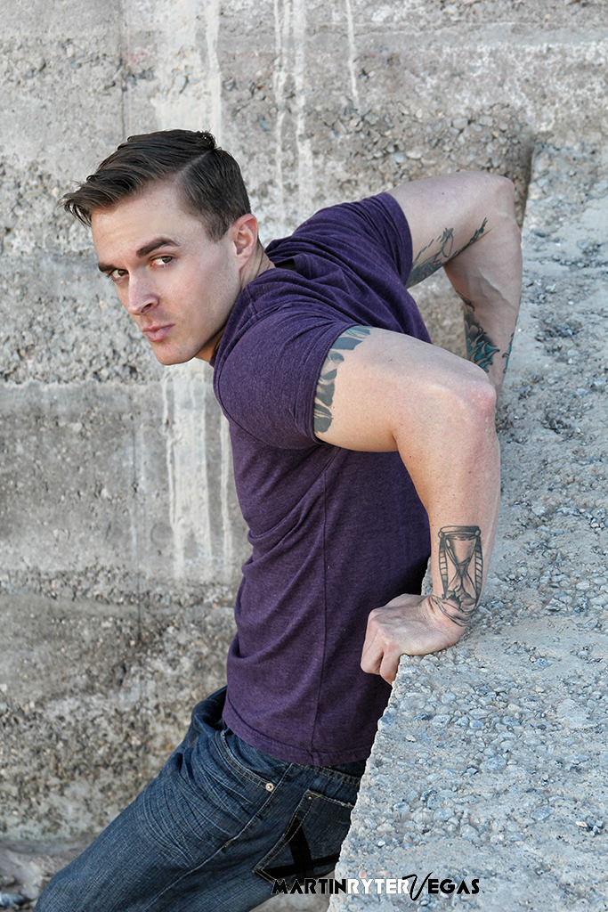 Male model photo shoot of Scott Vegas by Martin Ryter Studio