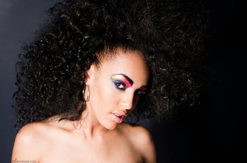 Female model photo shoot of Kharma Elektra, hair styled by Egypt Buck II