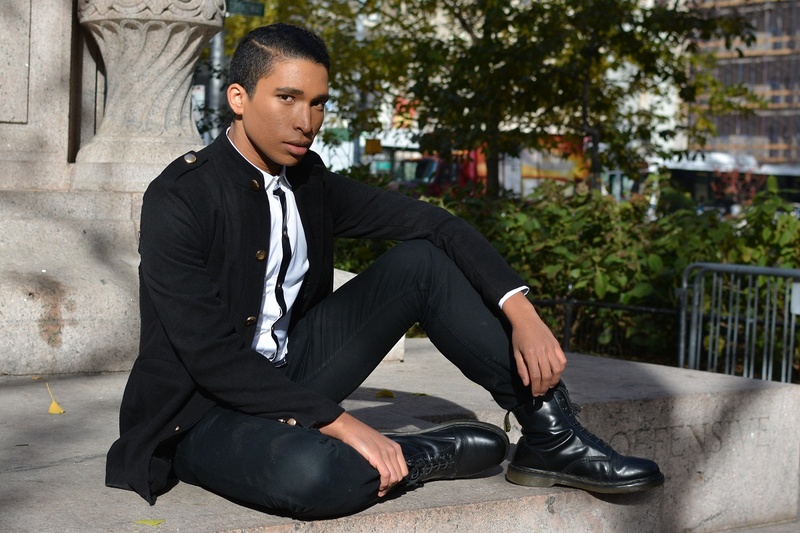 Male model photo shoot of Joe Salem in Madison Square Park, New York, NY