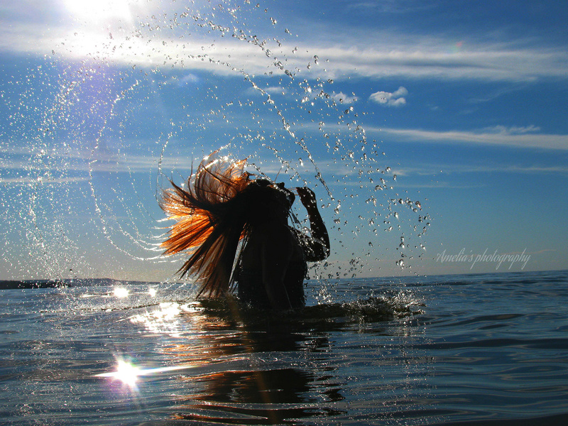 Female model photo shoot of Amelia Richard in Slave lake