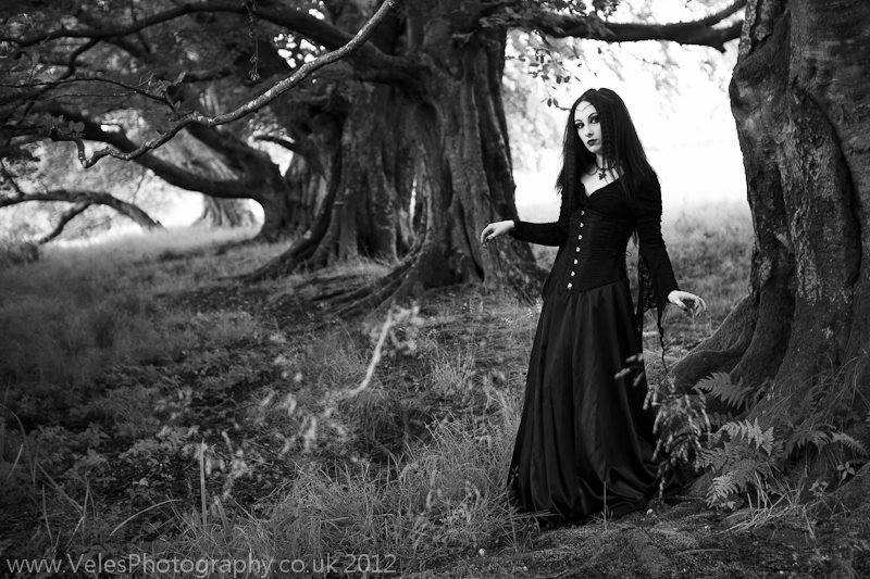 Female model photo shoot of Weeping Willow