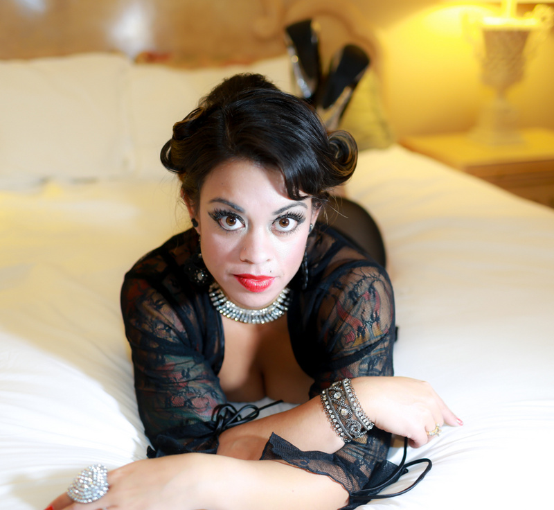 Female model photo shoot of Angelique Jovann in Sterling Hotel, Sacramento CA