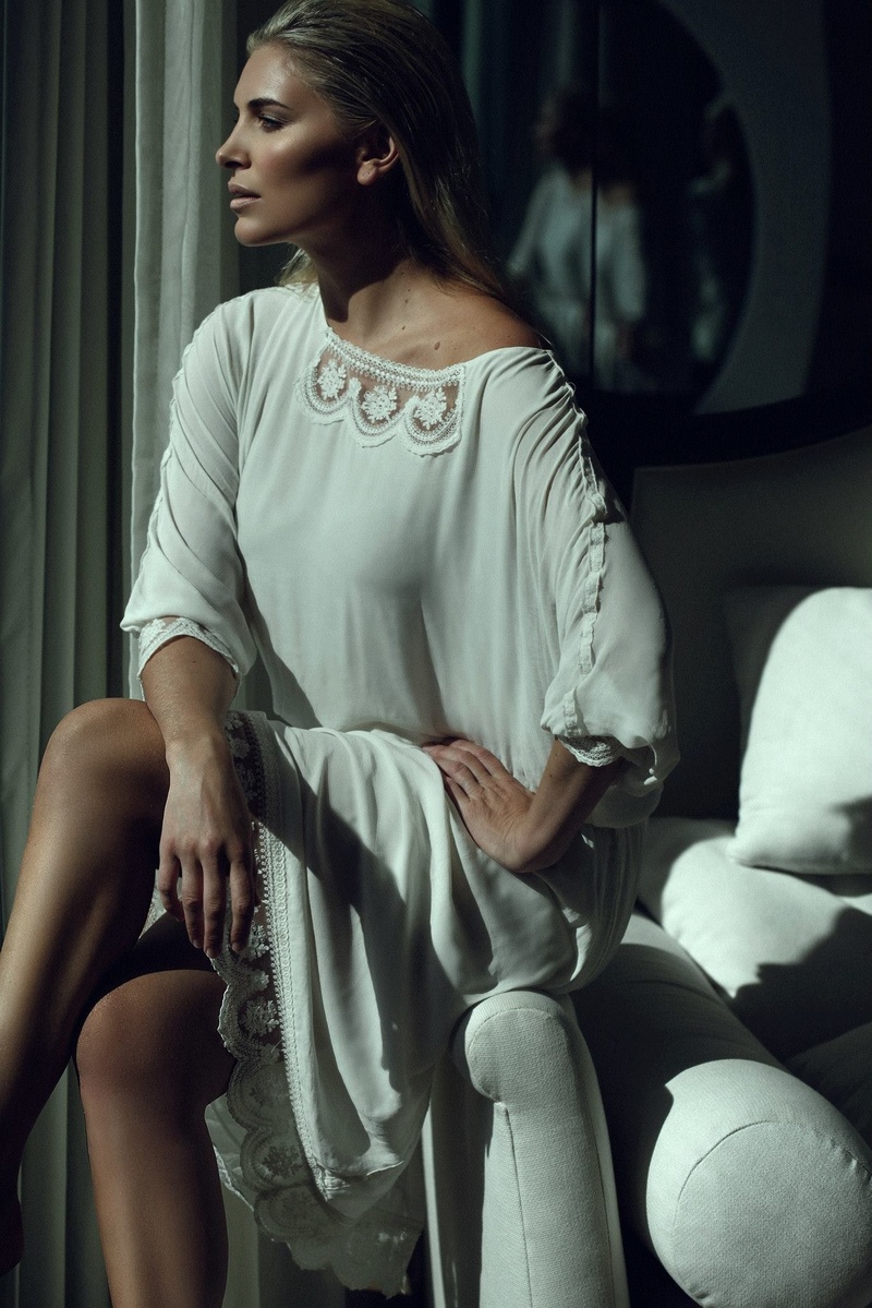 0 model photo shoot of Maya Bayarkhuu in The Mondrian Hotel, LA