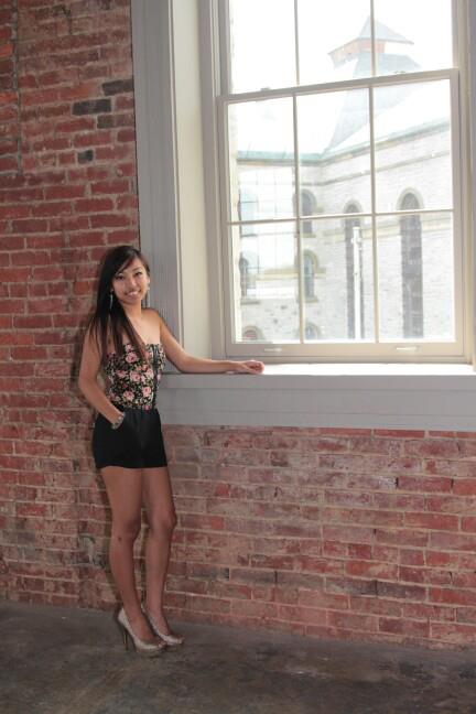 Female model photo shoot of Portia Katrina in Mansfield Reformatory