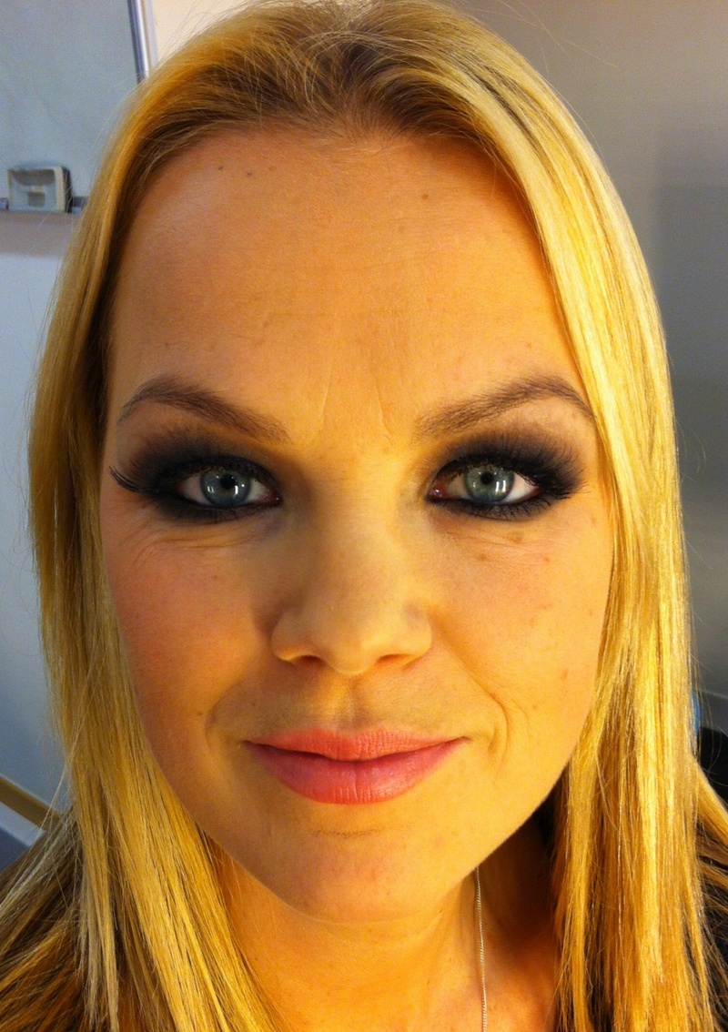 Female model photo shoot of Christina Mikkelsen in London Make up academy