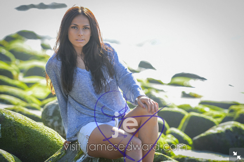 Female model photo shoot of Jamie Benson by james edward Creative in La Jolla Shores (San Diego)