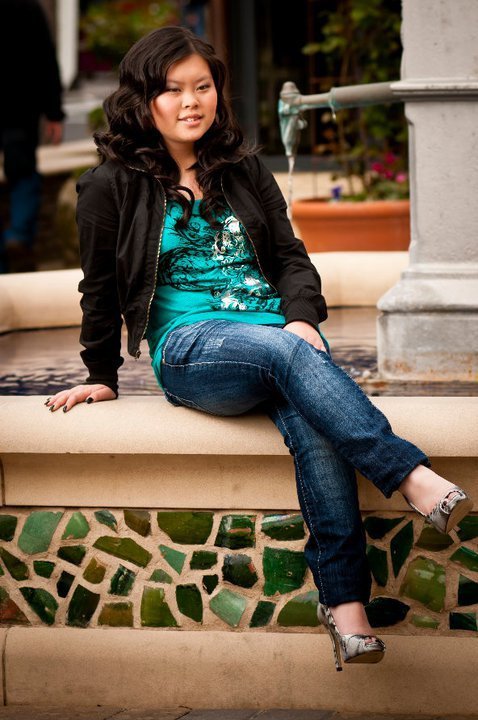 Female model photo shoot of Virginia Tran in Santana Row, San Jose, CA