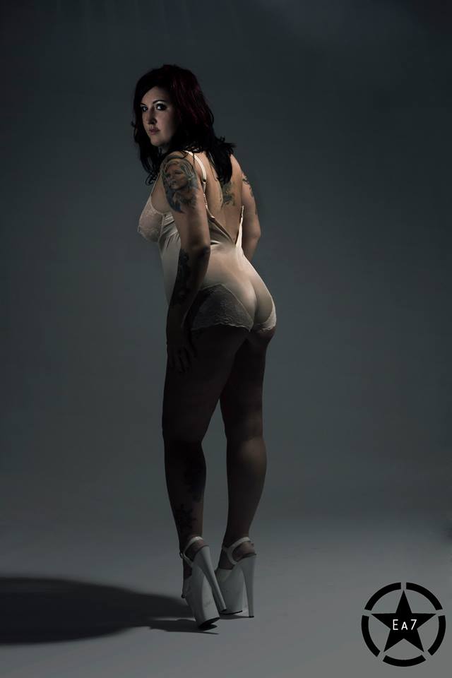 Female model photo shoot of xXdillengerXx in Troy Man studios
