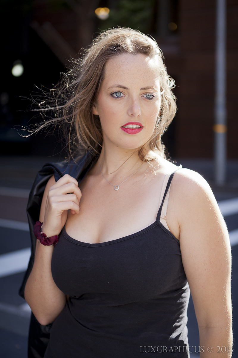 Female model photo shoot of Kathryn Irvine in Martin Place