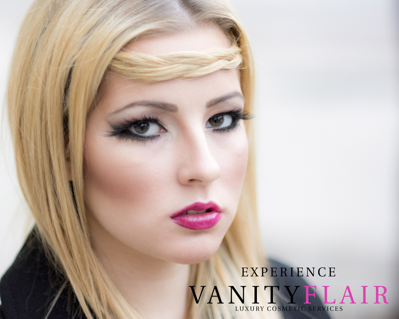 Female model photo shoot of Sarah Vidican in Vanity Flair Studio - Windsor