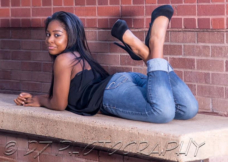 Female model photo shoot of Siddney Mariee by D7 Photography in Jones Plaza Houston Tx.