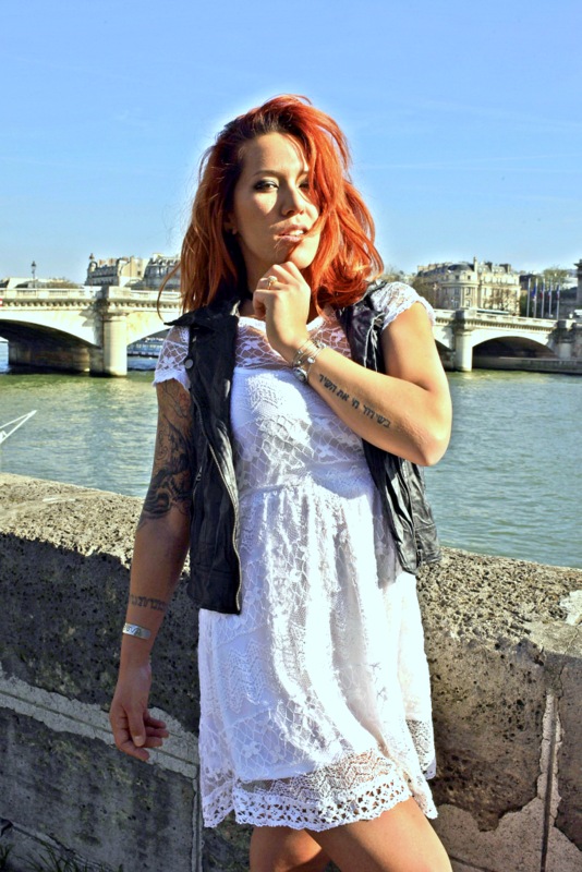 Female model photo shoot of Jane Leiby by Yuji Watanabe in Paris, France.