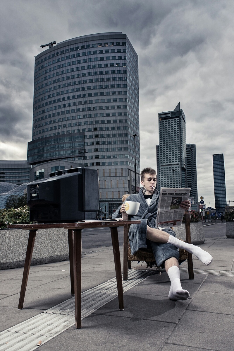 Male model photo shoot of MikeeBaird in Warszawa