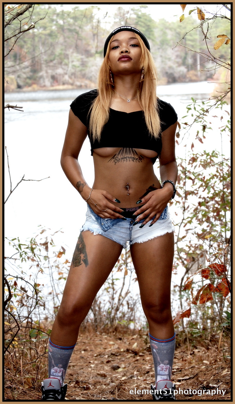 Female model photo shoot of Element51 Photography and jasmine luv in Fayetteville, NC