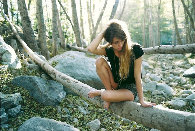 Female model photo shoot of Emily Ballard in Mt. Baldy