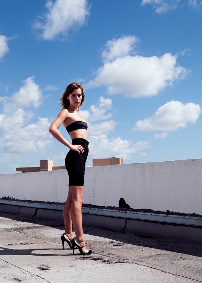 Female model photo shoot of Ashley E Bennett in Miami Beach
