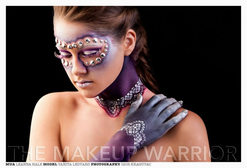 Female model photo shoot of Hanna Ledyard, makeup by Leanna Hale 