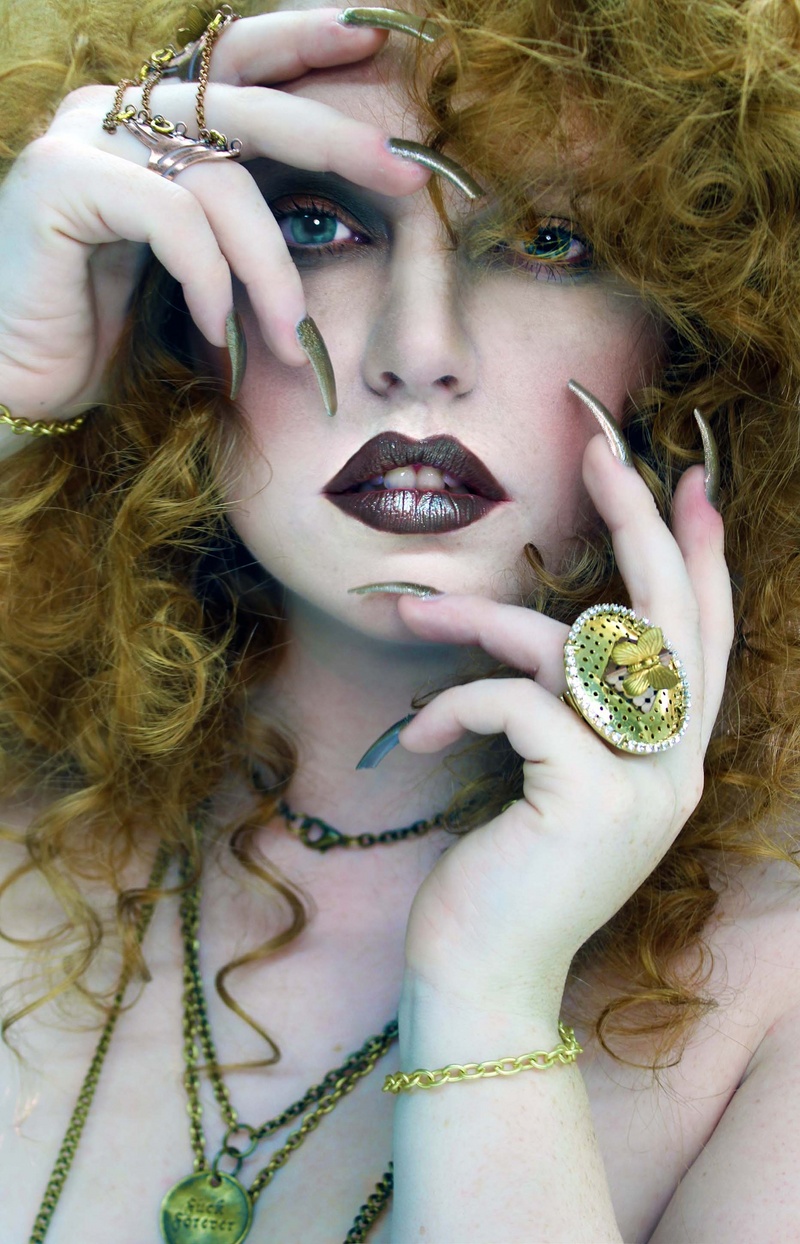 Female model photo shoot of Something New in The Makeup Imaginarium