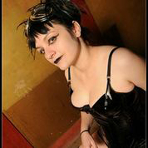 Female model photo shoot of jojo la petite peste in club sin