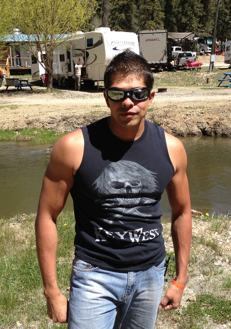 Male model photo shoot of Damian Dena in Red River, NM