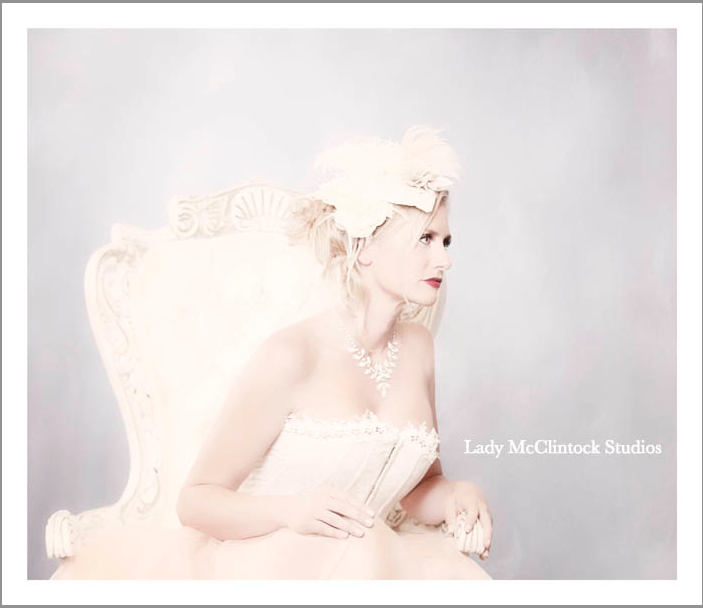 Female model photo shoot of Maria M in Lady McCLintock Studios-Santa Barbara