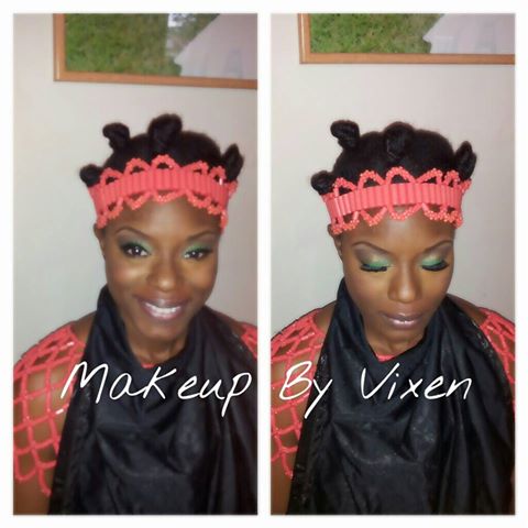 Female model photo shoot of Makeup By Vixens