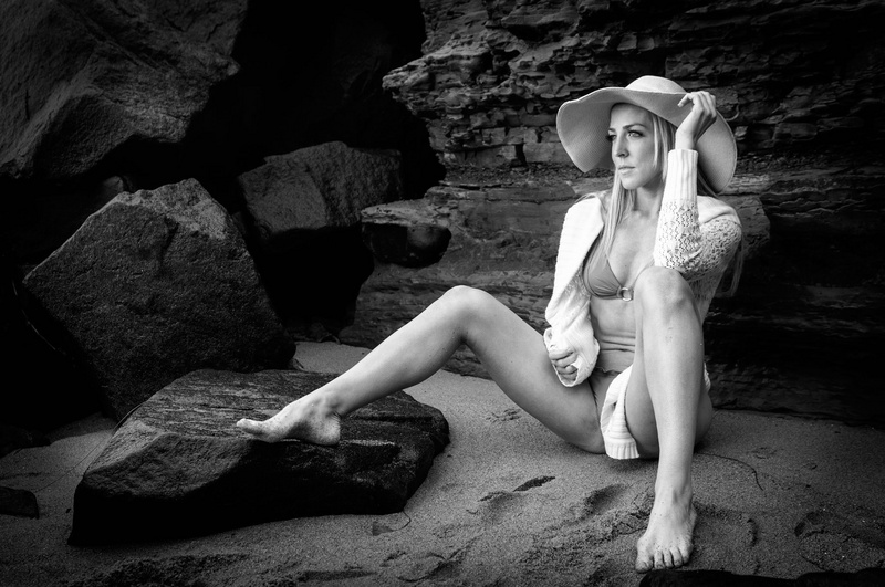 Female model photo shoot of Ashley Yandle in Sunset Cliffs