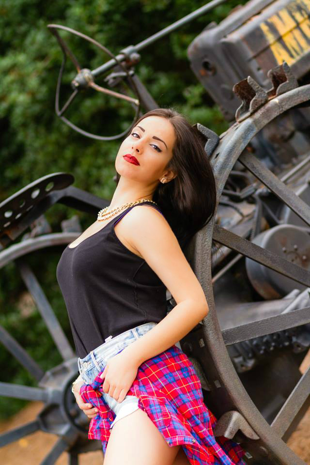 Female model photo shoot of Georgia Kostopoulou in durham