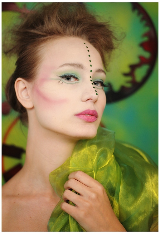 Female model photo shoot of Sacha Barnard in Raalte