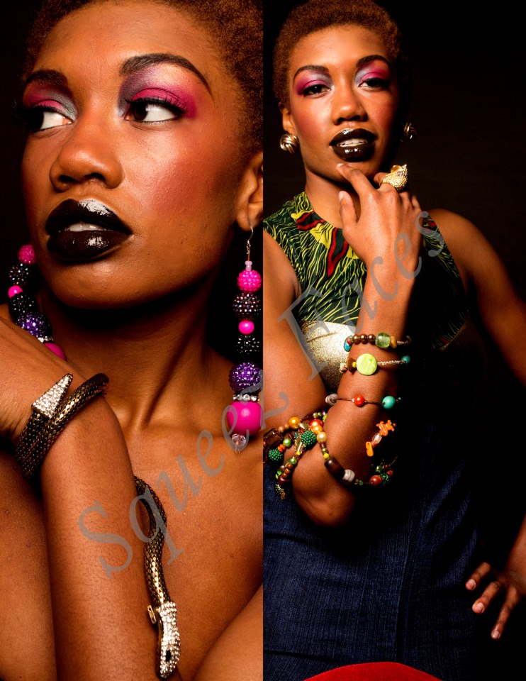 Female model photo shoot of Squeez_faces MUA by Rasheedha Essence in Baltimore,MD