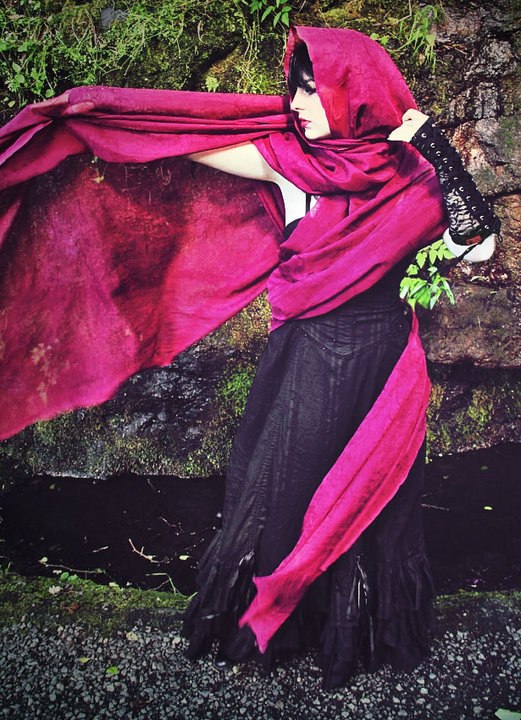 Female model photo shoot of redruM Raven by Steve F Art in Olympia, WA