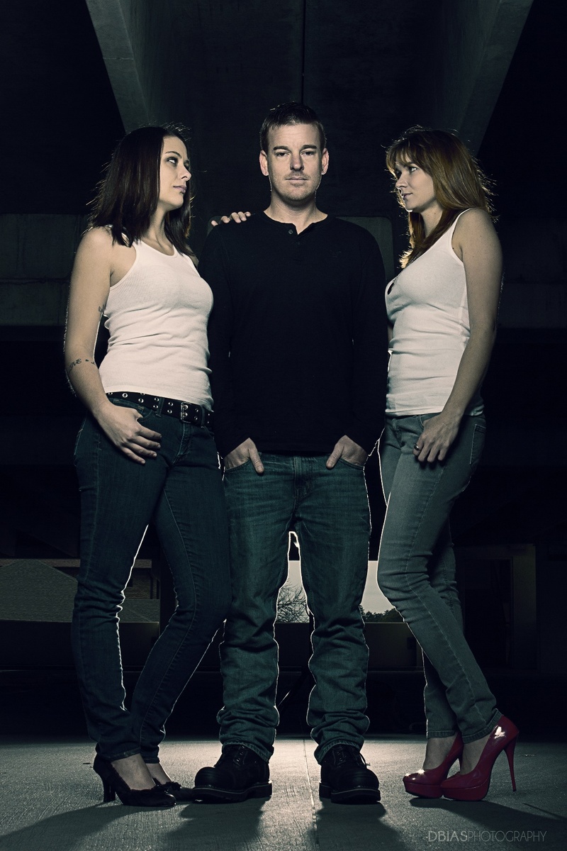 Male and Female model photo shoot of Jacob Daniel, Roxie Stewart and ASP22 by DBiasPhotography in Pensacola, FL