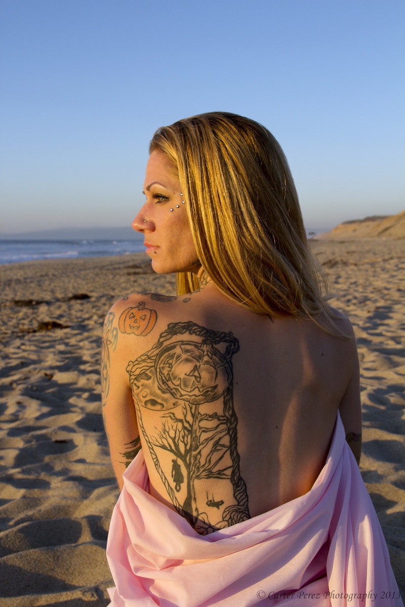 Female model photo shoot of Devin Nichole by Carter Perez-Art in Marina, CA