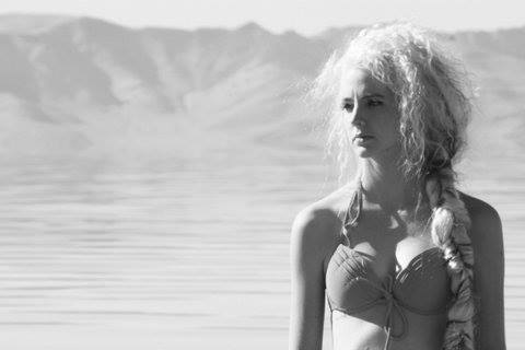 Female model photo shoot of Aubryanna Rae in Great Salt Lake