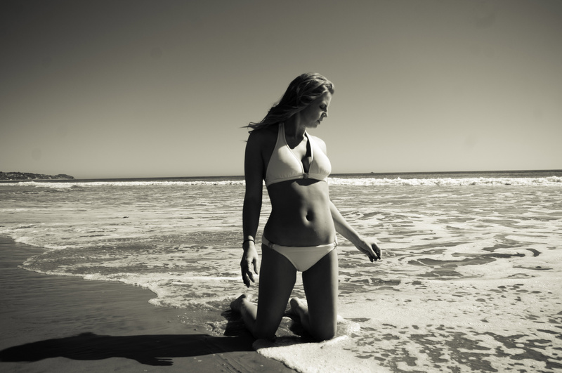 Female model photo shoot of Leslie-Anne Snipes in Malibu