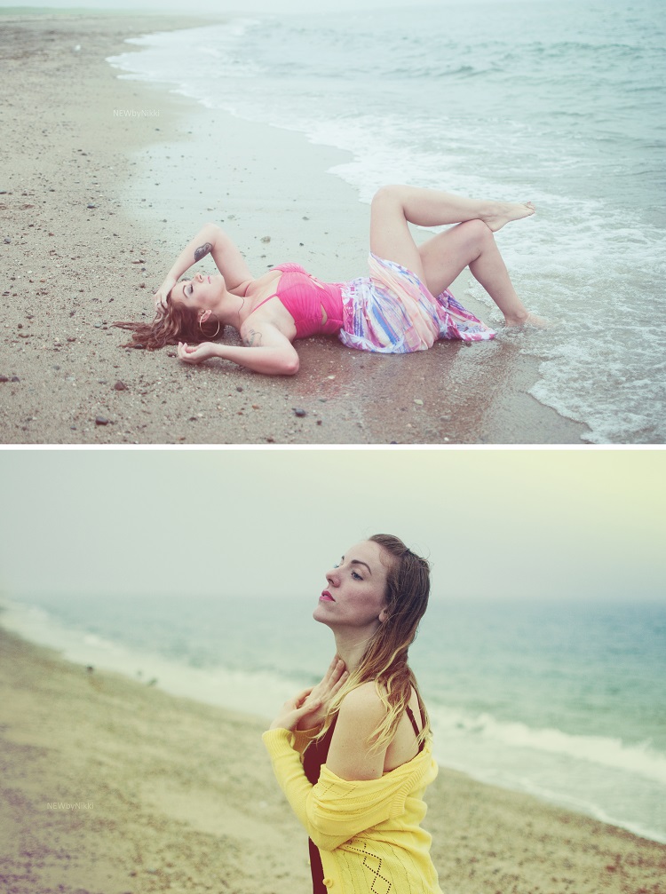 Female model photo shoot of NEWbyNikki and Rachel lynne by Rachel Lynne l Artist in Scusset Beach