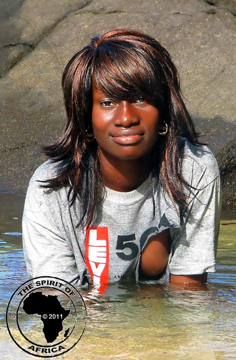 Female model photo shoot of Mariame Camara by The Spirit Of Africa in River Nr. 2, Freetown - Sierra Leone