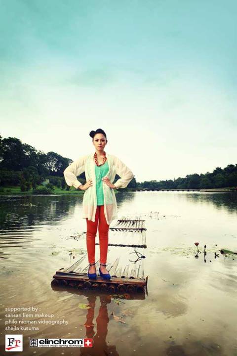 Female model photo shoot of Sheila Kusuma Idries II in Ecology Park, Bogor, Indonesia