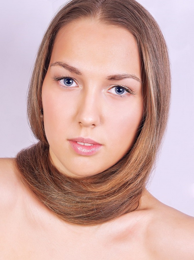 Female model photo shoot of Aleksa Kolomoichenko in The beauty room , Dndz
