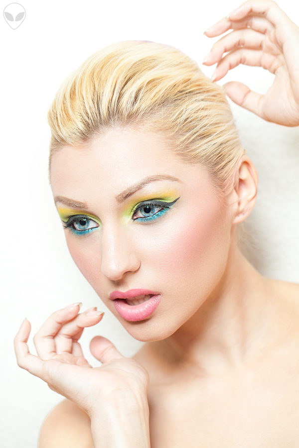 Female model photo shoot of Cutler Retouching and Naomi Ondrey by Enlightened Exposure, makeup by KerriMetcalfMUA