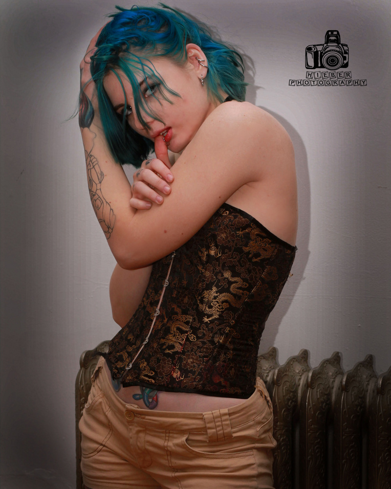 Male and Female model photo shoot of Hieberphotography and Kimberly Tattoo in Toledo Ohio