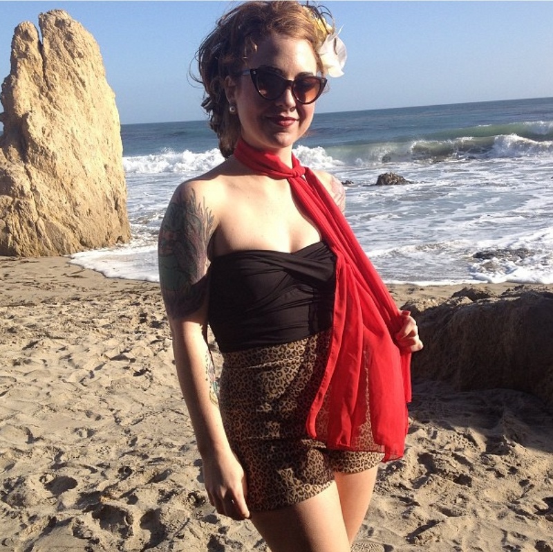 Female model photo shoot of xtina badgirl in Malibu