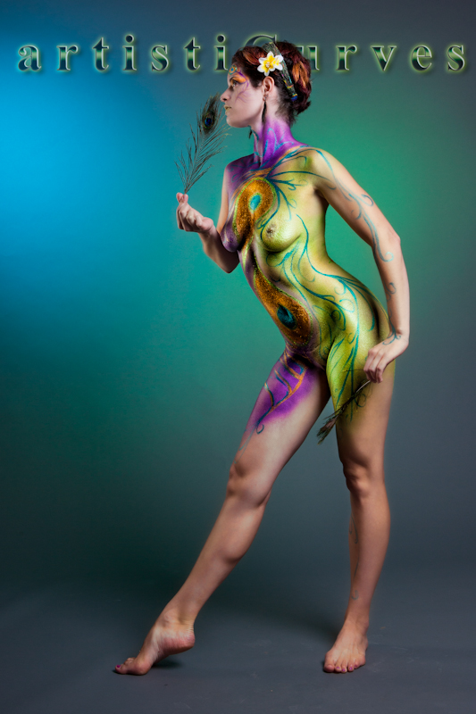 Male and Female model photo shoot of AC Bodypainter and Jewels Ann by ArtistiCurves  in Guelph